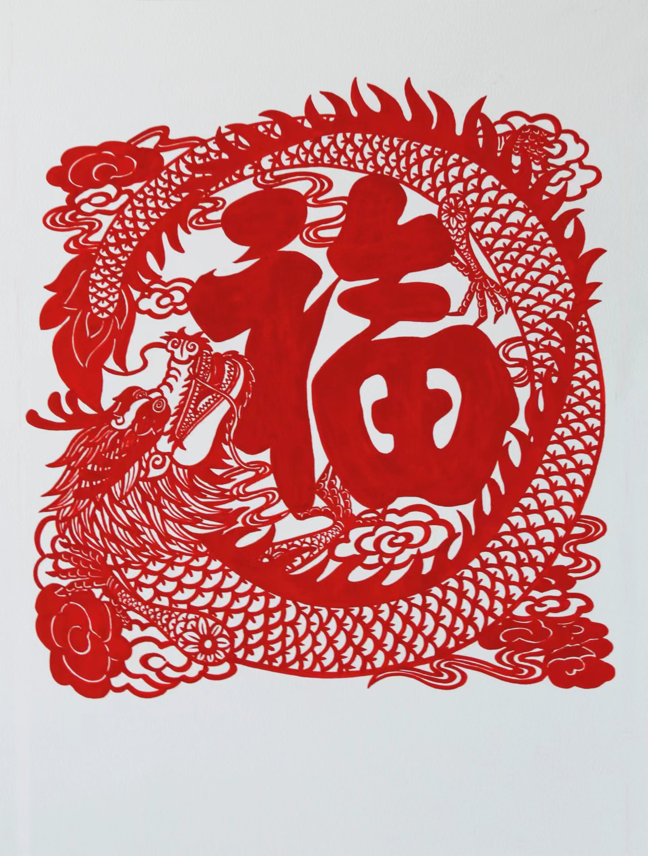 《辰龍獻福》韓麗梅